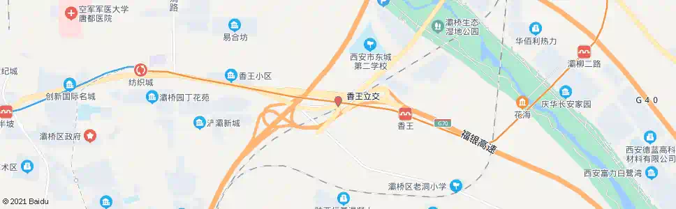 西安马家湾_公交站地图_西安公交_妙搜公交查询2025