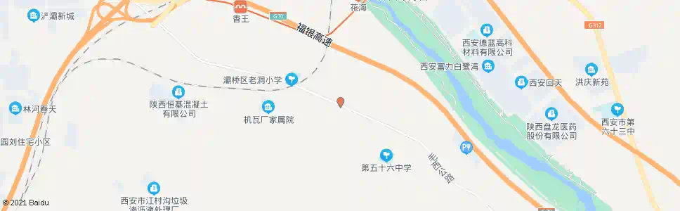 西安莫灵庙村_公交站地图_西安公交_妙搜公交查询2025