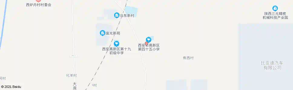 西安王寨村_公交站地图_西安公交_妙搜公交查询2025
