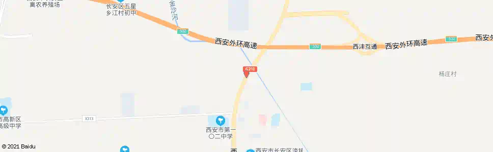 西安江南路口_公交站地图_西安公交_妙搜公交查询2025