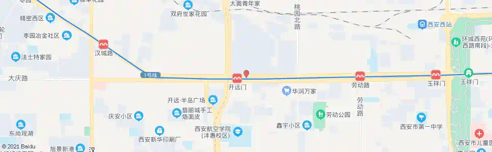 西安丰登路北口_公交站地图_西安公交_妙搜公交查询2025