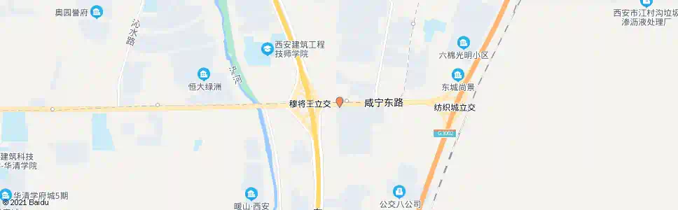 西安半引路北口_公交站地图_西安公交_妙搜公交查询2025