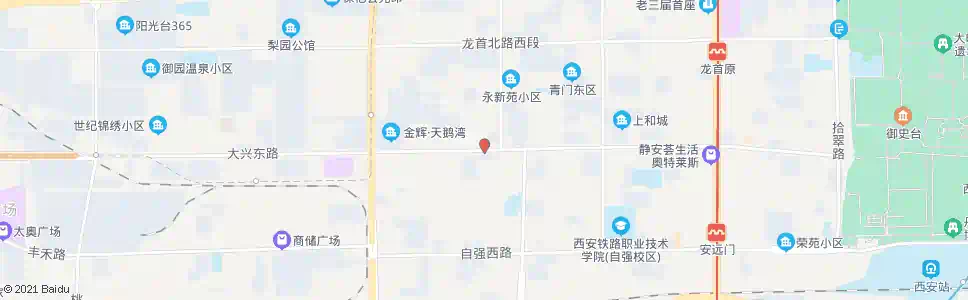 西安永兴路口_公交站地图_西安公交_妙搜公交查询2025