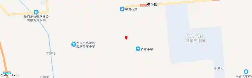 西安罗家村_公交站地图_西安公交_妙搜公交查询2025