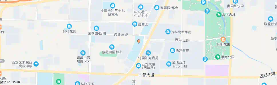 西安高新一中国际部_公交站地图_西安公交_妙搜公交查询2025