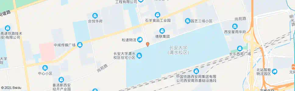 西安尚苑草滩四路_公交站地图_西安公交_妙搜公交查询2025