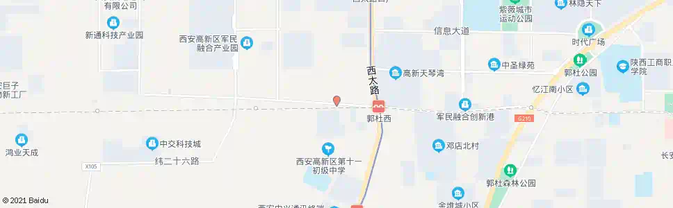 西安羊村南口_公交站地图_西安公交_妙搜公交查询2025