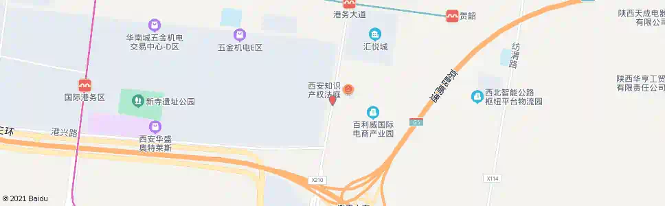 西安陆东村_公交站地图_西安公交_妙搜公交查询2025
