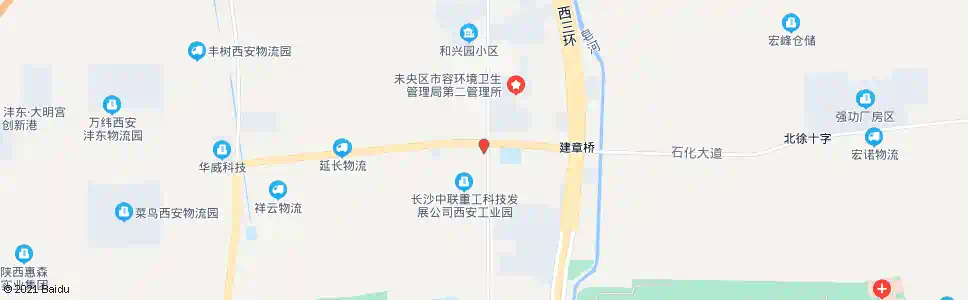 西安焦家村_公交站地图_西安公交_妙搜公交查询2025