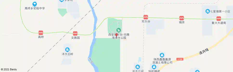 西安沣东沣河生态园_公交站地图_西安公交_妙搜公交查询2025