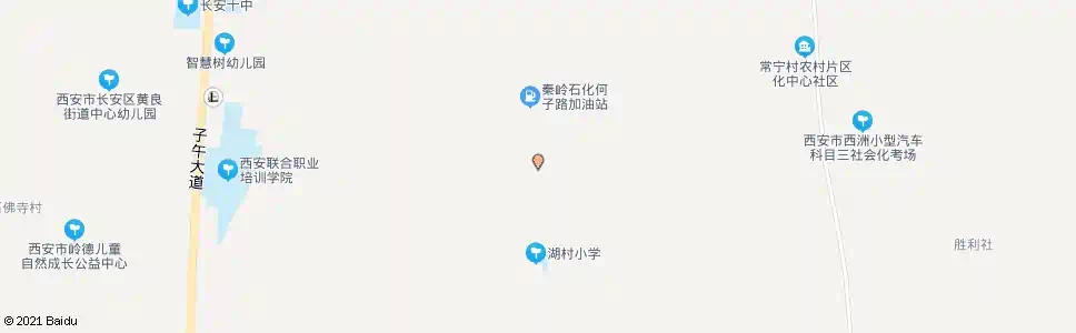 西安北湖村_公交站地图_西安公交_妙搜公交查询2025
