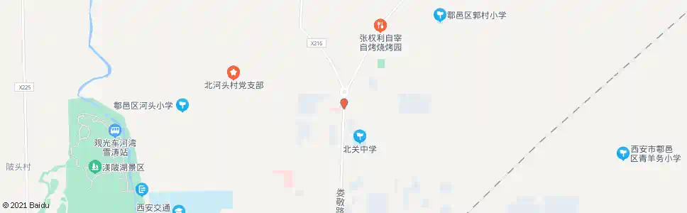 西安户县教堂路口_公交站地图_西安公交_妙搜公交查询2025