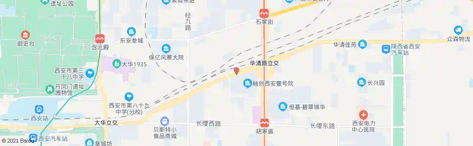 西安华清立交西_公交站地图_西安公交_妙搜公交查询2025