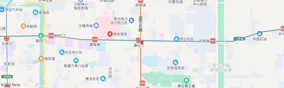 西安省药材公司_公交站地图_西安公交_妙搜公交查询2025