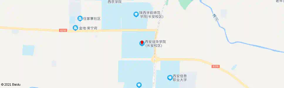 西安培华学院_公交站地图_西安公交_妙搜公交查询2025