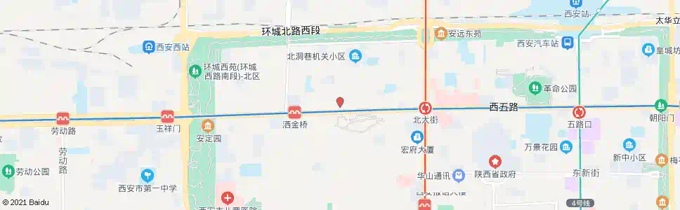 西安北关小学_公交站地图_西安公交_妙搜公交查询2025
