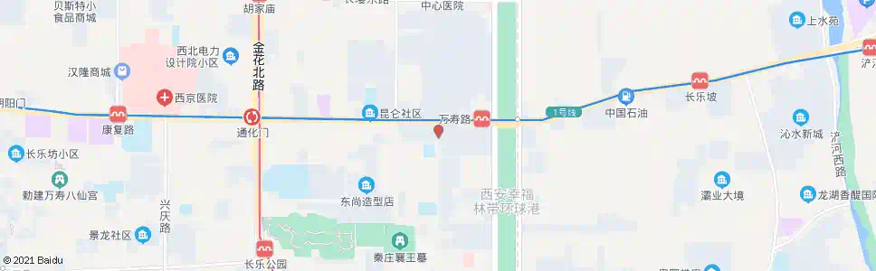 西安康乐路北口_公交站地图_西安公交_妙搜公交查询2025