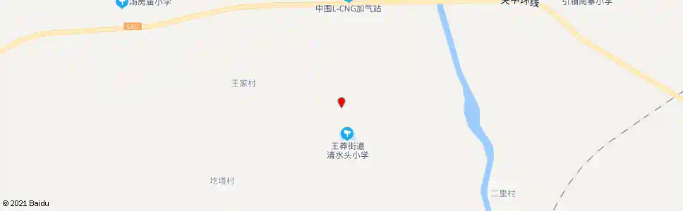 西安清水头北村_公交站地图_西安公交_妙搜公交查询2025