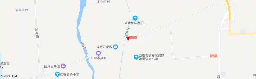 西安沣惠桥_公交站地图_西安公交_妙搜公交查询2025