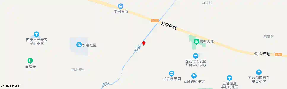 西安五台滈河桥_公交站地图_西安公交_妙搜公交查询2025