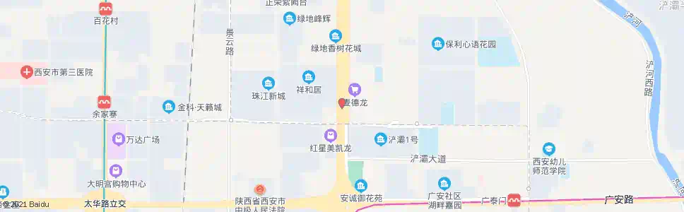 西安祥和居小区_公交站地图_西安公交_妙搜公交查询2025