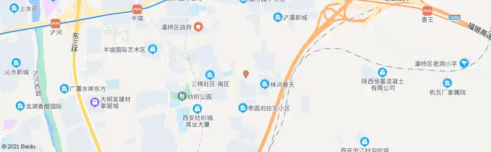 西安纺织城枣园刘村_公交站地图_西安公交_妙搜公交查询2025