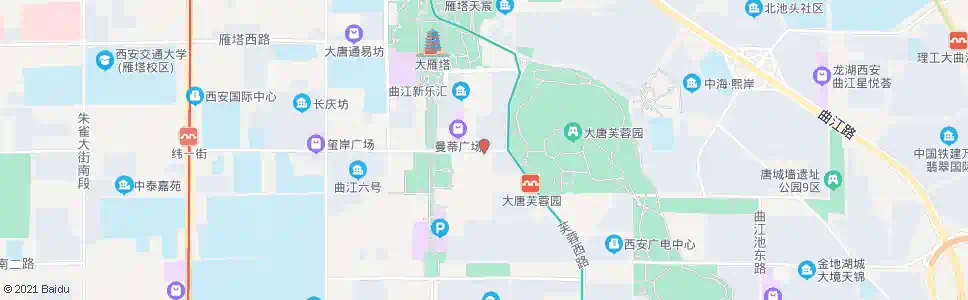 西安雁南一路_公交站地图_西安公交_妙搜公交查询2025