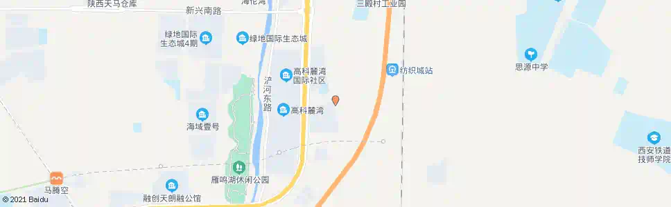 西安红旗制动厂_公交站地图_西安公交_妙搜公交查询2025