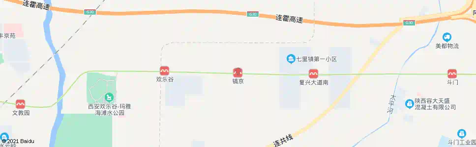 西安镐京_公交站地图_西安公交_妙搜公交查询2025