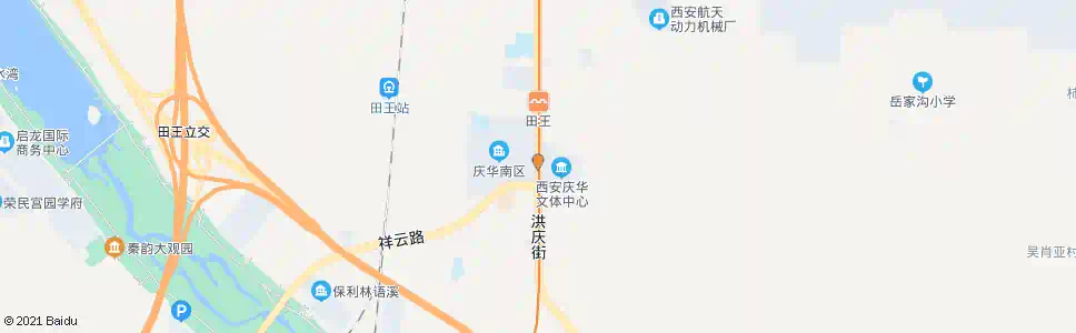 西安田王_公交站地图_西安公交_妙搜公交查询2025