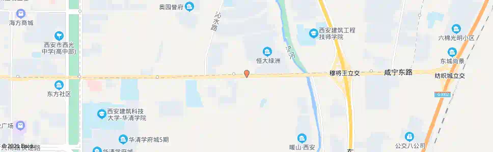 西安田家湾_公交站地图_西安公交_妙搜公交查询2025
