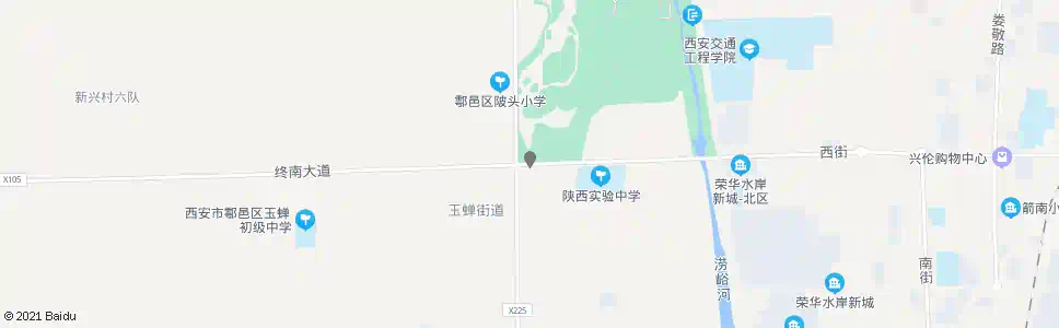 西安玉蝉十字_公交站地图_西安公交_妙搜公交查询2025
