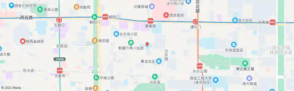 西安户县三中_公交站地图_西安公交_妙搜公交查询2025