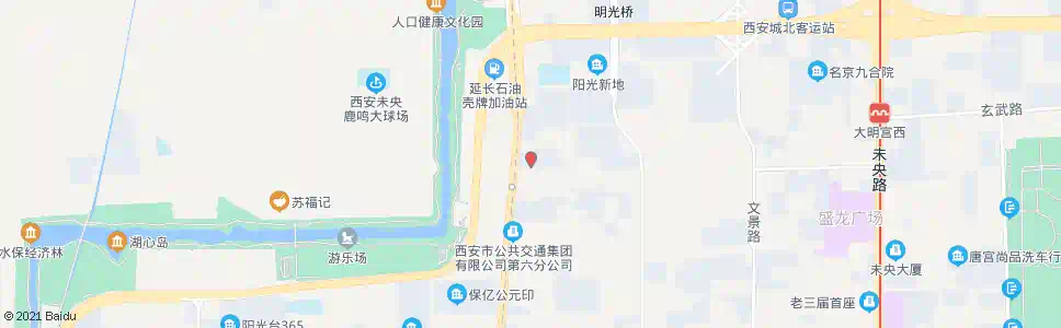 西安范南村_公交站地图_西安公交_妙搜公交查询2025