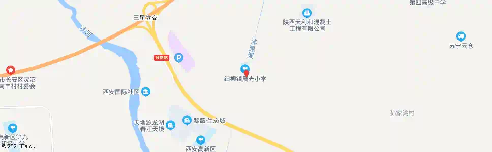 西安大吉村_公交站地图_西安公交_妙搜公交查询2025