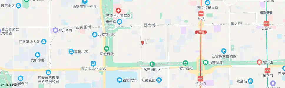 西安甜水井_公交站地图_西安公交_妙搜公交查询2025
