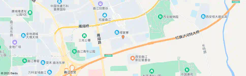 西安缪家寨_公交站地图_西安公交_妙搜公交查询2025