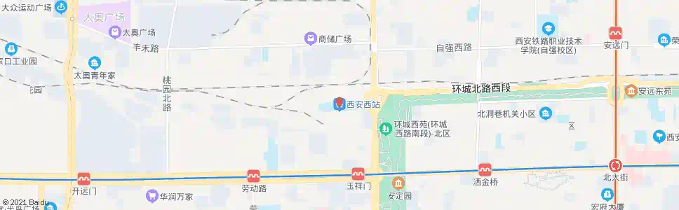 西安斗门西_公交站地图_西安公交_妙搜公交查询2025
