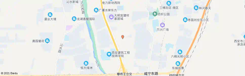 西安五星村_公交站地图_西安公交_妙搜公交查询2025