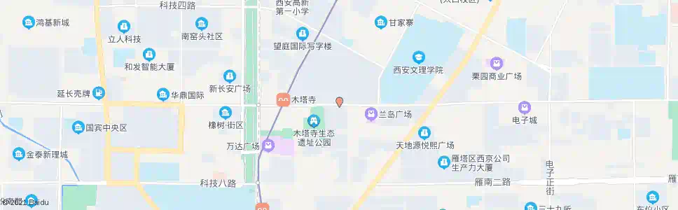 西安木塔寨苗圃_公交站地图_西安公交_妙搜公交查询2025