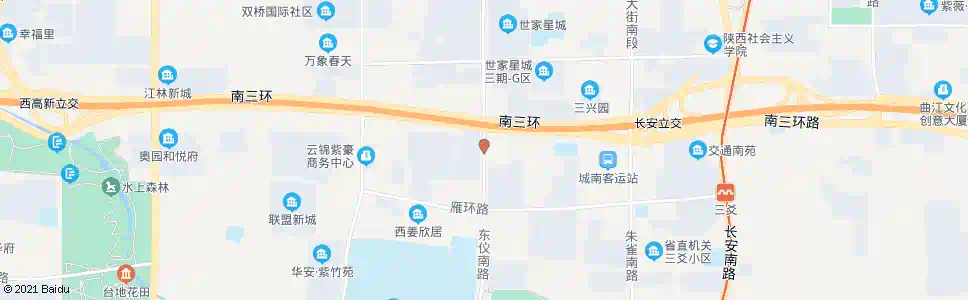 西安姜溪花都_公交站地图_西安公交_妙搜公交查询2025