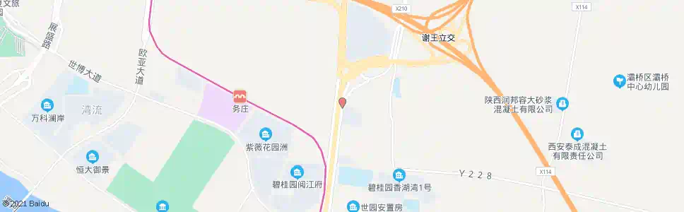西安雾庄村_公交站地图_西安公交_妙搜公交查询2025