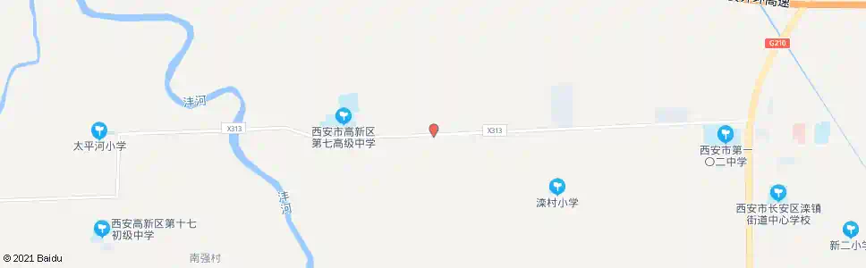 西安红庙村_公交站地图_西安公交_妙搜公交查询2025