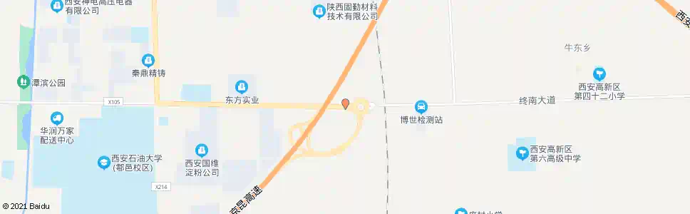 西安高速路口_公交站地图_西安公交_妙搜公交查询2025