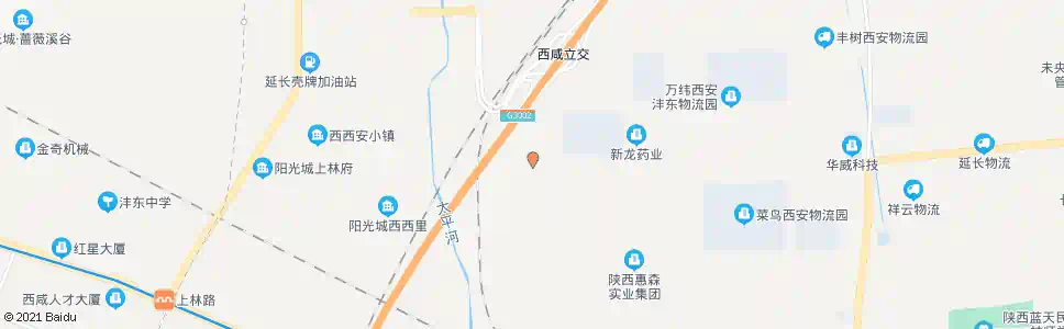 西安新房村西_公交站地图_西安公交_妙搜公交查询2025