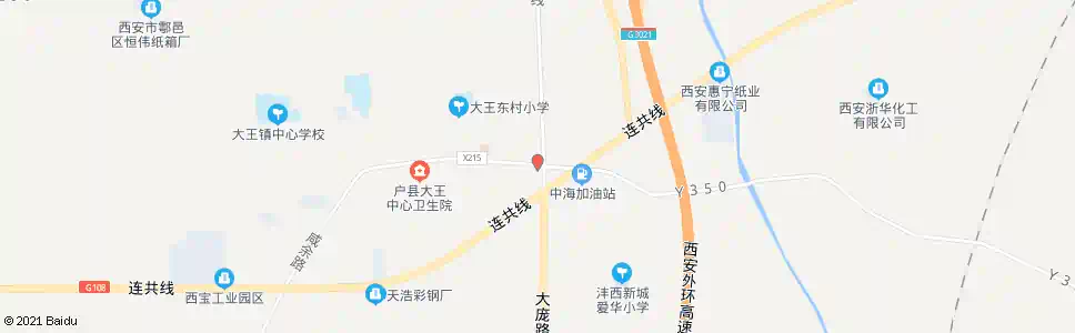 西安大王七号路口_公交站地图_西安公交_妙搜公交查询2025