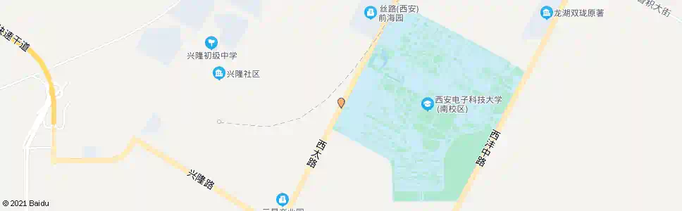 西安东甘河_公交站地图_西安公交_妙搜公交查询2025