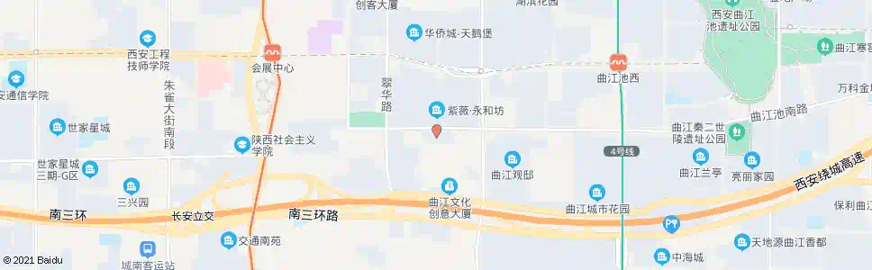 西安省教院_公交站地图_西安公交_妙搜公交查询2025