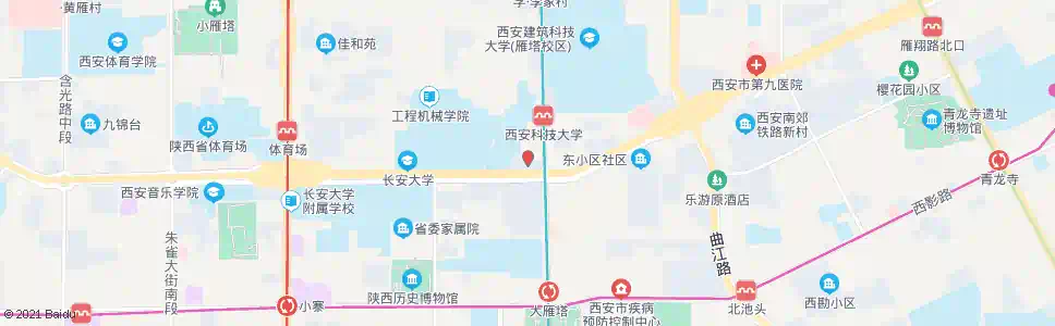 西安赛格电脑城_公交站地图_西安公交_妙搜公交查询2025