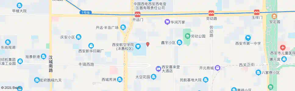 西安团结东路_公交站地图_西安公交_妙搜公交查询2025